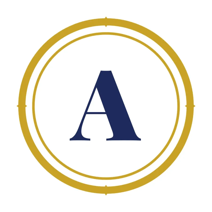 Letter A monogram artwork