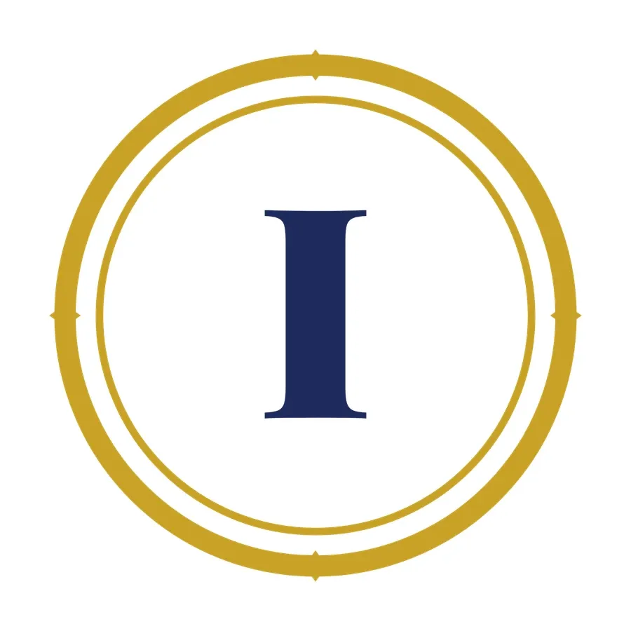 Letter I monogram artwork
