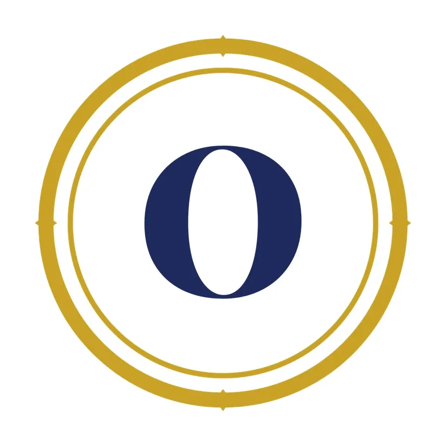 Letter O monogram artwork