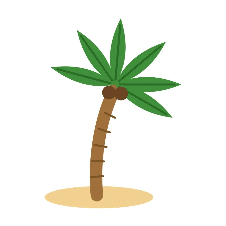 Palm tree artwork