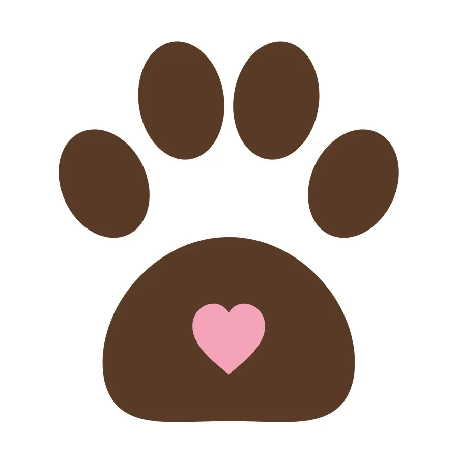 Paw print artwork