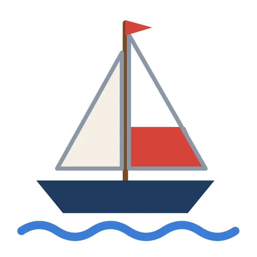 Sailboat artwork